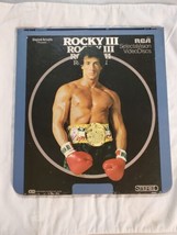 Ced Rocky Iii Selectavision Rca Videodiscs Sylvester Stallone Mr.T Hulk Hogan - £6.92 GBP