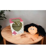 Sweet Love Kids 5&quot; Black Pigtails Yarn Hair Girl Vintage Head Doll Crafting - $184.28 MXN
