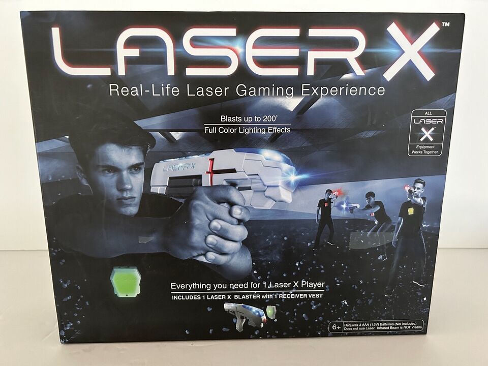 Single Player - 1 Blasters 1  Receiver Vest Laser Tag Game Sealed New - $15.00