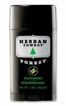 Herban Cowboy Men&#39;s Deodorant, Forest, 2.8 Ounce - £10.59 GBP