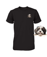 Funny Havanese Dog Peeking Pocket Tshirt Cute Puppy Dog Lover Tee Print ... - $25.19 CAD+