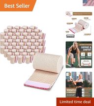 Premium Elastic Bandage Wrap 3” Wide, 50 Pack - Latex Free Athletic/Medi... - $155.18