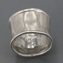 Vintage Didae for Silpada Sterling Hammered Rolled Edge Band Ring R0723 ... - $39.99