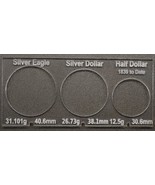 Silver, Gold American Coin Gauge Counterfeit and Fake Detection Tool - £6.48 GBP+