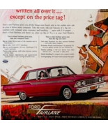 1962 Ford Fairlane Advertisement Vintage Automobilia Classic Car DWXX3 - €25,73 EUR
