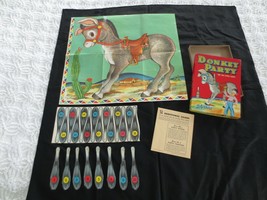 1941 Whitman Publishing Co. DONKEY GAME &amp; Two Other Games w/Box &amp; Instructions - $14.85