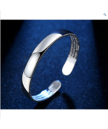 925 Sterling Silver High Gloss Engraved Bangle - FAST SHIPPING!!! - $9.99