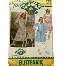 Butterick Vintage Cabbage Patch Kids #3653 Sz 12-14 Girls Dresses Sewing Patt - $9.60