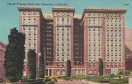 St. Francis Hotel San Francisco California CA Postcard B10 - £2.40 GBP