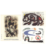 Bundle- 3 Assorted Joan Miro Deck of 50 Postcards - $151.63 CAD