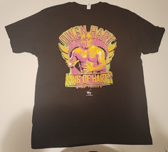 Owen Hart King of Harts 1965-Forever T-Shirt Pro Wrestling Crate Tees Ad... - £12.40 GBP
