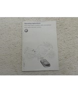 BMW K1200LT SECURITY SYSTEM OWNERS MANUAL OPERATING MANUAL INSTRUSTIONS - £17.37 GBP