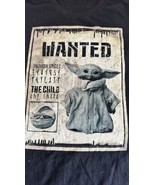 star wars black mandalorian grogu &quot;wanted&quot; The Child t-shirt Woman’s XXL - $158.83 MXN