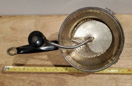 Vintage Foley 5.5&quot; Dia. Food Mill Masher Ricer Strainer Sifter with Blac... - $19.34
