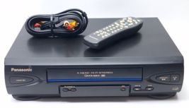 Panasonic Blueline VCR PV-453-K 4 Head Hi-Fi Stereo VHS Tape w/Remote - TESTED - £52.83 GBP