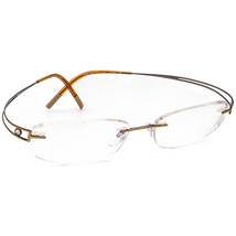 Silhouette Eyeglasses 6793 40 6052 Titan Gold/Gunmetal Rimless Austria 50-17 140 - £197.67 GBP