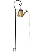 Solar Watering Can w Lights Converts to Lantern 3.5&quot; Solar Panel &amp; 36&quot; L... - $871.81 MXN