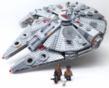 Lego Star Wars Millennium Falcon 75257 Missing Few Figures - $80.07