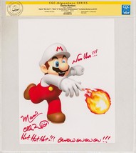 Charles Martinet SIGNED CGC SS Voice of Super Mario Bros. Nintendo Video Game - £123.90 GBP