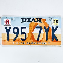 2018 United States Utah Arches Passenger License Plate Y95 7YK - £14.68 GBP