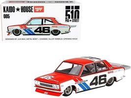 Datsun 510 Pro Street Version 1 #46 &quot;BRE&quot; Red and White (Designed by Jun Imai) - £21.46 GBP