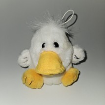 VTG MJC White Yellow Duck Plush Bean Bag Stuffed Animal Toy Bird 1994 - £11.63 GBP