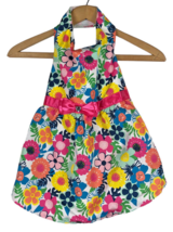 Vibrant Life Medium Dog Dress with Bow Beagle Standard Poodle Floral NEW - £22.04 GBP