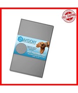 Dishwasher Safe 23x15 Silicone Pet Mat with Raised Edges - Mess-Free Fee... - $35.63