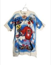 Vintage 1990&#39;s Looney Tunes Freeze Tweety Bird T-Shirt Men’s 2X NOS New with tag - £125.87 GBP