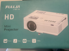 Fullja Mini Projector HD HDMI USB AV Home Theater Portable Video Projector - $19.60