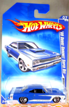 2009 Hot Wheels #83 Muscle Mania 7/10 ‘69 Dodge Coronet Super Bee Blue w/5 Sp - $11.00