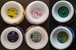 Cat Kitten Food Water Bowls 5.5&quot; X 1.5&quot; S20 Select: Theme - $2.99