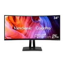 ViewSonic VP3456A 34 Inch UltraWide QHD 1440p Curved Monitor with ColorP... - $877.87