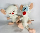 1996 Pinky &amp; the Brain Plush Play-By-Play Animaniacs - £46.98 GBP