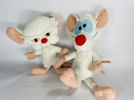 1996 Pinky &amp; the Brain Plush Play-By-Play Animaniacs - £48.06 GBP
