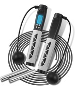 Skipping Rope with Counter 2 in 1 Speed Jump Rope Fitness LCD Digital Di... - $10.75 CAD