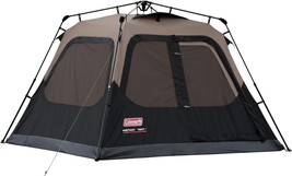 Coleman 4-Person Cabin Camping Tent with Instant Setup, 1 Room, Gray - $103.55