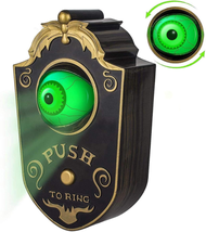 Halloween Decoration, Halloween Doorbell, Haunted Doorbell Animated Eyeball Hall - $42.10