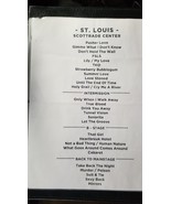 JUSTIN TIMBERLAKE - ORIGINAL NOT A COPY ST. LOUIS CONCERT USED SETLIST - $102.75 CAD