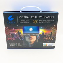 Ceek Virtual Reality Headset Exclusive Concerts Top Artists- Open Box - $45.00