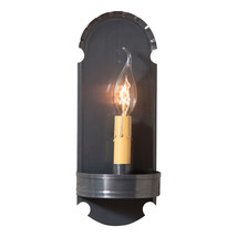 Foot Sconce Metal Fixture Country Tin  Wall Accent Light  Made in USA - £47.81 GBP