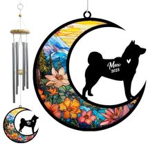Dachshund Dog Wind Chimes Memorial, Personalized Pet Memorial Wind Chimes for Do - £15.59 GBP
