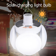 Portable Solar Powered Football LED Light for Camping Outdoor Yard Garden - £10.51 GBP
