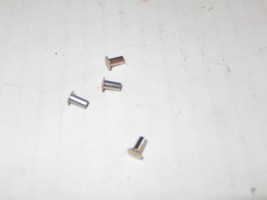 LIONEL PART - 0500-179 SET OF 4 RIVETS- 120&quot; DIAM x .220&quot; DIAM X 248  NE... - $1.93