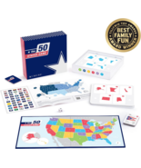 The 50 States Game &amp; The World Game US &amp; World Geography Board Games - $47.59 CAD