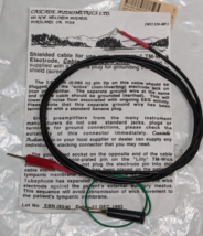 NEW Cascade Audiometrics Shielded Cable for TM Wick Electrode w/ Banana ... - $19.79