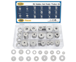 Stainless Steel Fender Washers Assortment Kit, 232 Pieces, 16 Sizes - £26.43 GBP