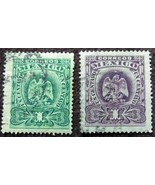 Two 1899 Stamps from Mexico One  Centavo - $18.73 MXN