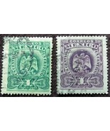 Two 1899 Stamps from Mexico One  Centavo - £0.79 GBP