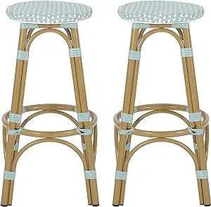 Christopher Knight Home Starla Outdoor 29.5 Inch Barstools - Aluminum an... - $344.99